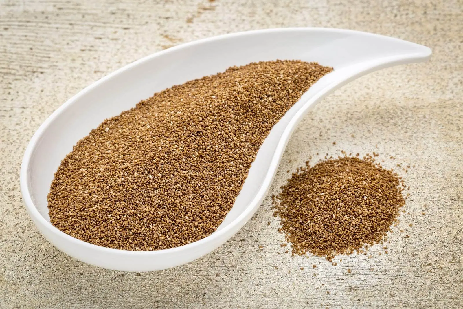 Teff - właściwości zastosowanie, maka teff, płatki teff, cena, przepisy